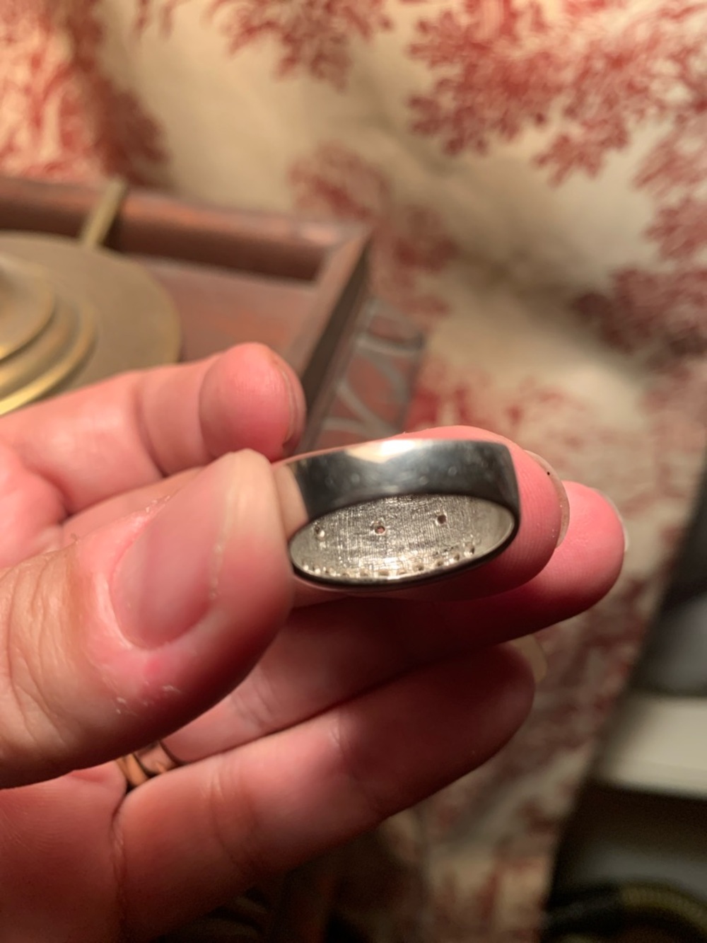 Blue Star Enamel Ring with Sparkle Accents - Picture 5 of 8